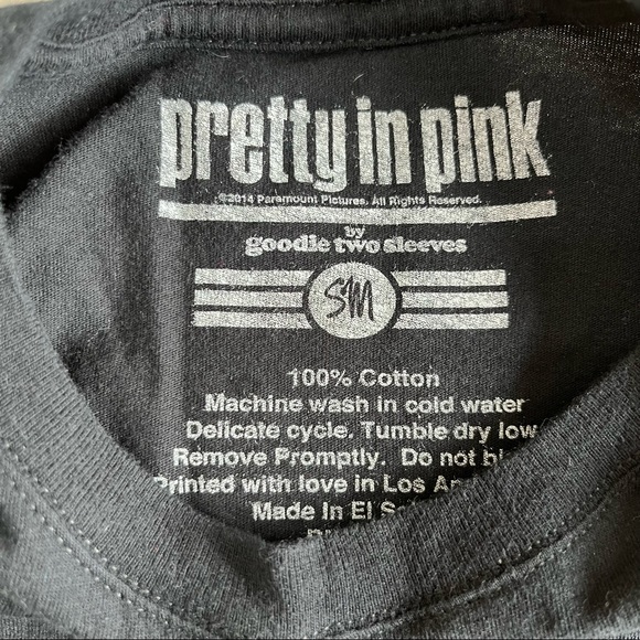 Pretty in Pink 80's Duckie t-shirt Size Small - Picture 2 of 4